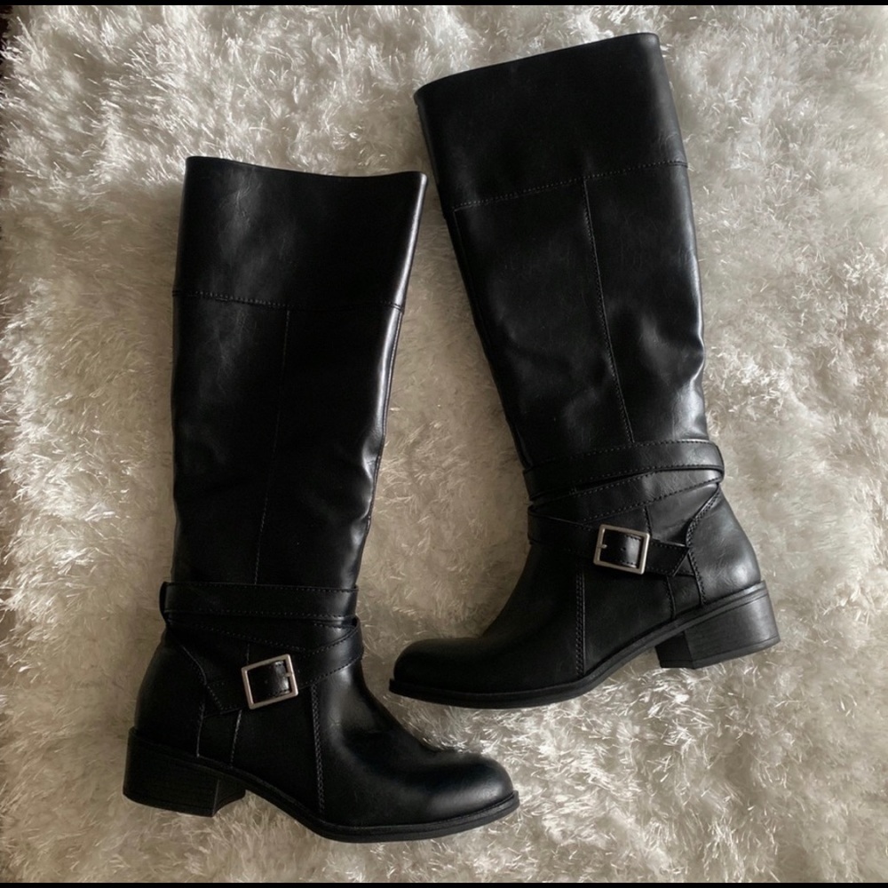 Arizona Delling Black Riding Boot Size 8